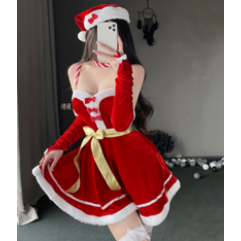Costumi di Natale, abiti da cosplay di Natale, renne-Set di costumi performance a tema dinatale, uniformi della cameriera di Natale 141 Prezzo:$132,99